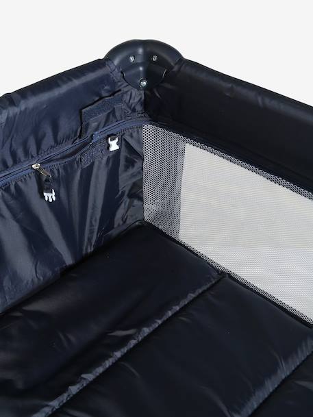 Lit pliant bébé 2 hauteurs de couchage anthracite+marine 14 - vertbaudet enfant 