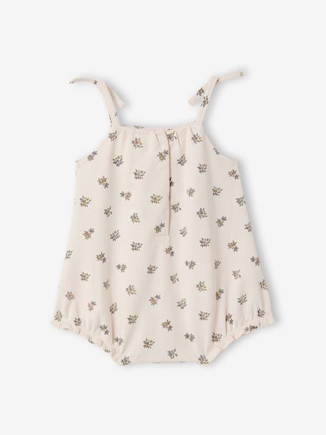 Combinaison bébé fille coton bio rose pâle 2 - vertbaudet enfant 