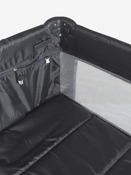 Lit pliant bébé 2 hauteurs de couchage anthracite+marine 7 - vertbaudet enfant 