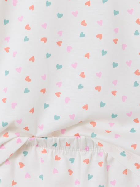 Lot 2 pyjashort cœurs écru 9 - vertbaudet enfant 