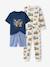 Lot 2 pyjama court et long bleu océan 2 - vertbaudet enfant 