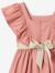 Robe cérémonie fille ceinture dorée blanc+blush 11 - vertbaudet enfant 