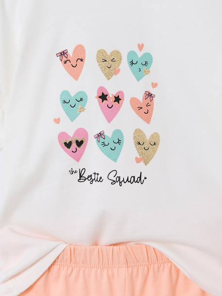 Lot 2 pyjashort cœurs écru 8 - vertbaudet enfant 