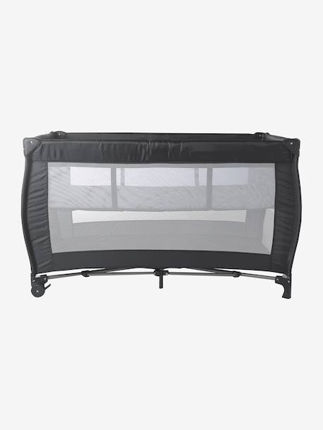 Lit pliant bébé 2 hauteurs de couchage anthracite+marine 4 - vertbaudet enfant 