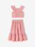 Ensemble fille cérémonie blouse jupe à volant blush+vert sauge 2 - vertbaudet enfant 