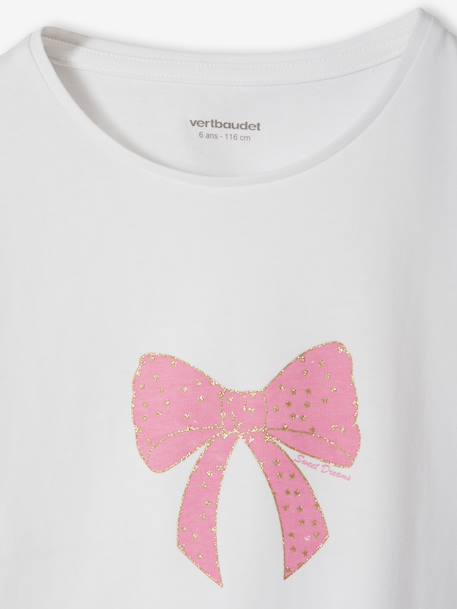 Lot 2 pyjashort nœud rose 8 - vertbaudet enfant 