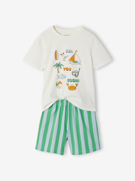 Lot 2 pyjashorts écru 3 - vertbaudet enfant 
