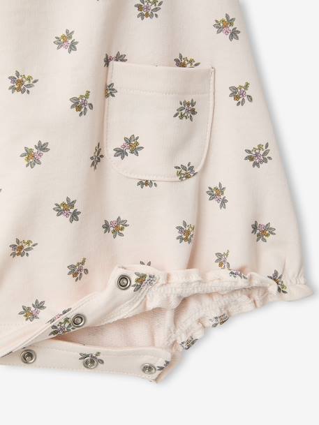 Combinaison bébé fille coton bio rose pâle 4 - vertbaudet enfant 