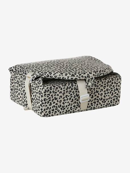 Rehausseur de chaise beige imprimé+Cherry+dans les bois+green forest+gris+Minisaurus+Mon coeur+Oies+rayé blanc 3 - vertbaudet enfant 