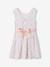 Robe de cérémonie motifs fleurs fille blanc+blanc imprimé+bleu clair+rose imprimé+rose pâle 32 - vertbaudet enfant 