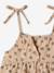 Robe bébé fille bretelles coton bio beige+rayé rose 3 - vertbaudet enfant 