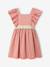 Robe cérémonie fille ceinture dorée blanc+blush 9 - vertbaudet enfant 