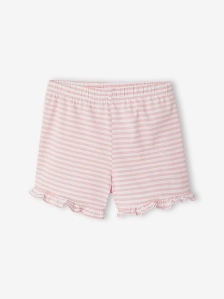 Lot 2 pyjashort nœud rose 5 - vertbaudet enfant 