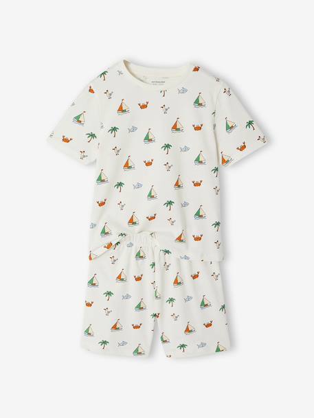 Lot 2 pyjashorts écru 4 - vertbaudet enfant 