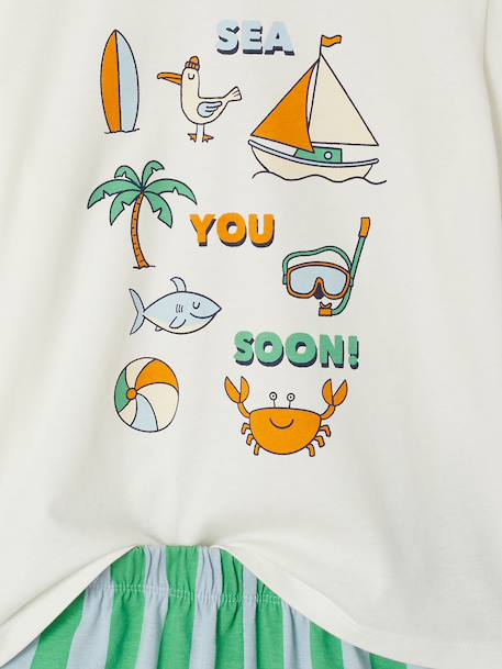 Lot 2 pyjashorts écru 7 - vertbaudet enfant 