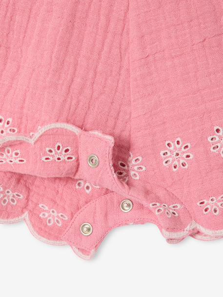 Combinaison courte bébé fille rose 5 - vertbaudet enfant 