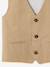 Veste garçon cérémonie sans manches en coton/ lin beige+beige clair+bleu+marine foncé+vert sauge 3 - vertbaudet enfant 