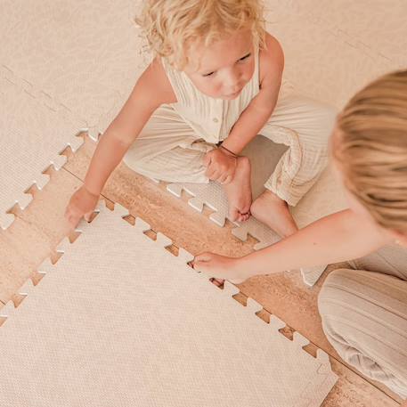 Tapis de jeu Haven Beige+Beige à motifs+Beige à rayures+Beige clair+Beige clair à motifs+Beige Losange+Camel+Marron Losange+Vert à motifs 1 - vertbaudet enfant 