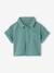 Chemise manches courtes vert émeraude 1 - vertbaudet enfant 
