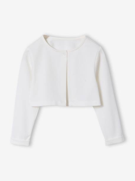 Ensemble robe patineuse boléro serre-tête blanc+vert sauge 12 - vertbaudet enfant 