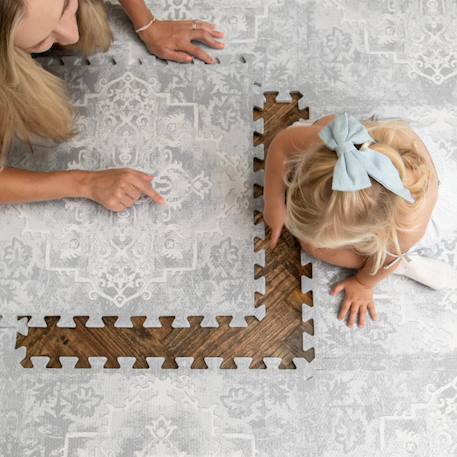 Haven Tapis d'Éveil et de Jeu Bébé et Enfant Beige+Beige à motifs+Beige à rayures+Beige clair+Beige clair à motifs+Beige latte+Beige Losange+Camel+Gris à motifs+Marron Losange+Vert 49 - vertbaudet enfant 