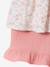 Ensemble short haut gaze de coton blush+vert sauge 5 - vertbaudet enfant 