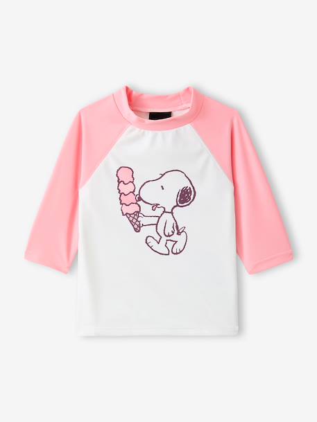 Maillot bain anti UV Snoopy rose bonbon 2 - vertbaudet enfant 