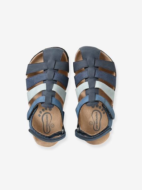Sandale garçon scratch lot bleu 4 - vertbaudet enfant 