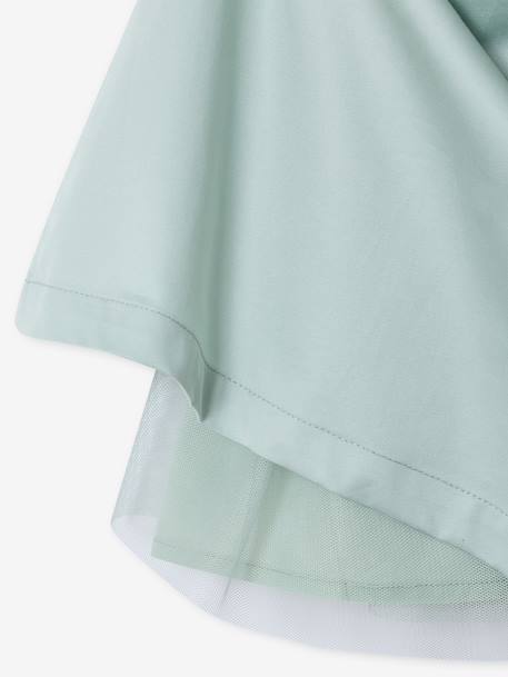 Ensemble robe patineuse boléro serre-tête blanc+vert sauge 17 - vertbaudet enfant 