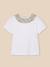 T-shirt col en tissu liberty bébé - coton biologique Liberty harriet+Liberty nazanin 5 - vertbaudet enfant 
