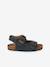 Sandales garçon cuir boucles bleu 2 - vertbaudet enfant 