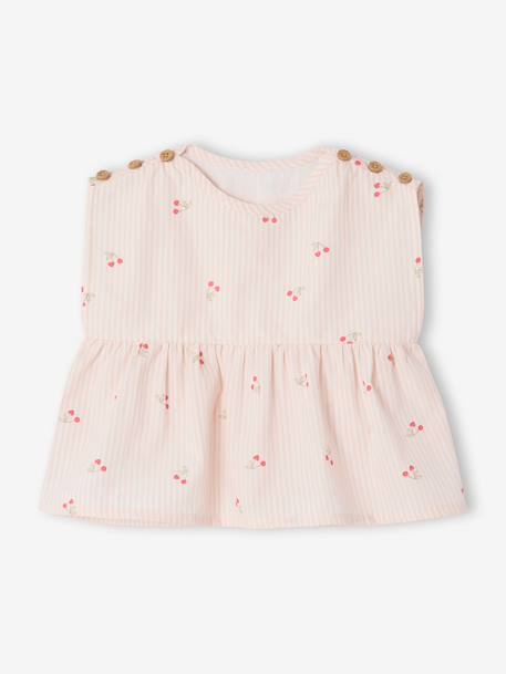 Ensemble 3 pièces short t-shirt bandeau écru 5 - vertbaudet enfant 