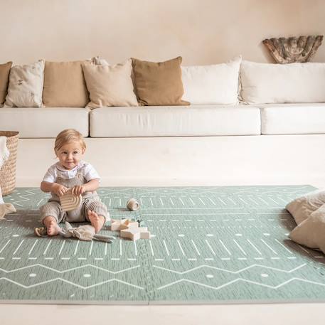 Haven Tapis d'Éveil et de Jeu Bébé et Enfant Beige+Beige à motifs+Beige à rayures+Beige clair+Beige clair à motifs+Beige latte+Beige Losange+Camel+Gris à motifs+Marron Losange+Vert 61 - vertbaudet enfant 