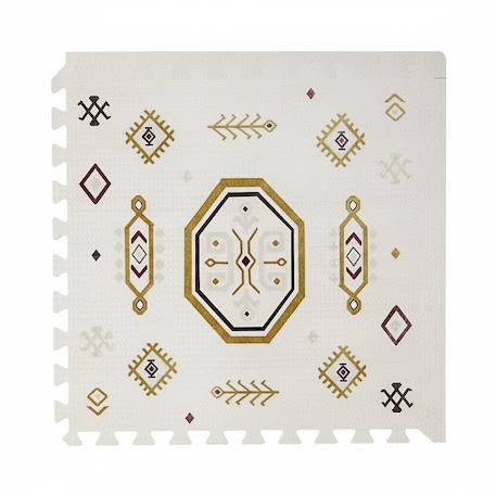 Haven Tapis d'Éveil et de Jeu Bébé et Enfant Beige+Beige à motifs+Beige à rayures+Beige clair+Beige clair à motifs+Beige Losange+Bleu+Camel+Marron Losange+Vert à motifs 9 - vertbaudet enfant 