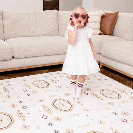 Haven Tapis d'Éveil et de Jeu Bébé et Enfant Beige+Beige à motifs+Beige à rayures+Beige clair+Beige clair à motifs+Beige Losange+Bleu+Camel+Marron Losange+Vert à motifs 10 - vertbaudet enfant 