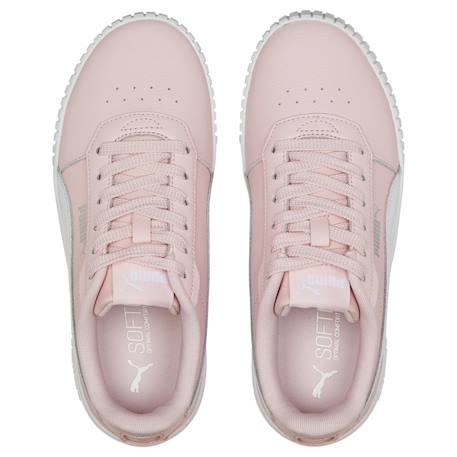 Baskets basses  à lacets Rose blanc 4 - vertbaudet enfant 