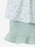 Ensemble short haut gaze de coton blush+vert sauge 10 - vertbaudet enfant 