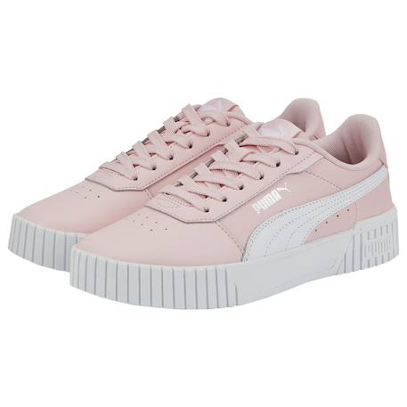 Baskets basses  à lacets Rose blanc 3 - vertbaudet enfant 