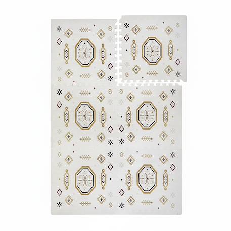 Tapis de jeu Haven Beige+Beige à motifs+Beige à rayures+Beige clair+Beige clair à motifs+Beige Losange+Camel+Marron Losange+Vert à motifs 8 - vertbaudet enfant 