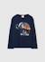 T-shirt fille en coton Bleu 1 - vertbaudet enfant 