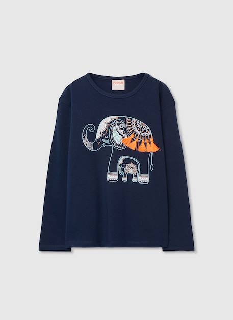 Fille-T-shirt fille en coton