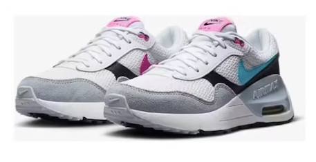 Baskets cuir, synthétique air max systm gs Grey/white 2 - vertbaudet enfant 