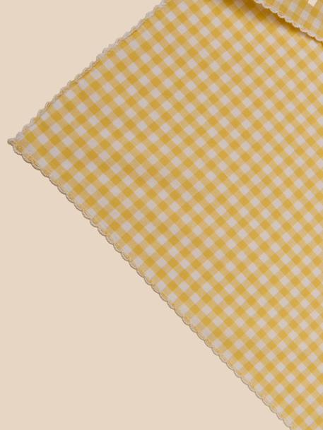 Foulard vichy fille Vichy encre/creme+Vichy jaune 5 - vertbaudet enfant 