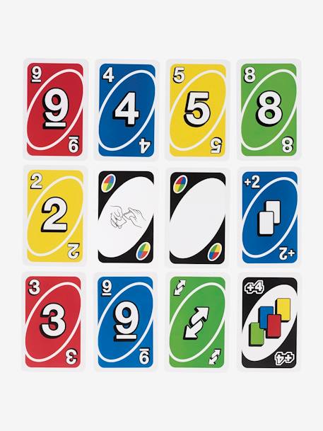 Jeu de cartes Uno MATTEL ROUGE 5 - vertbaudet enfant 
