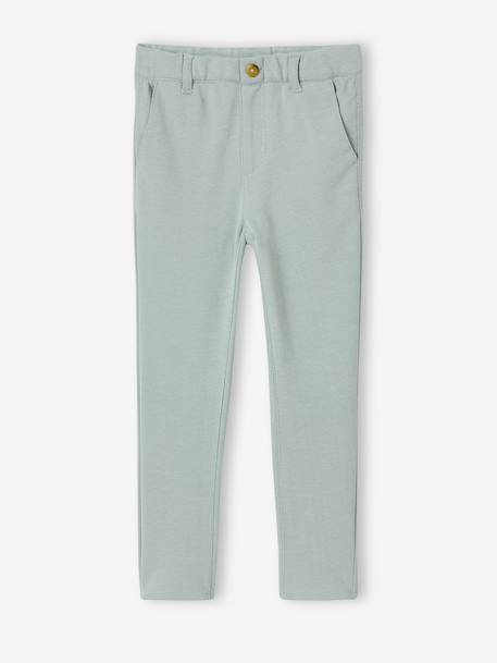 Ensemble céremonie chemise col Mao, veste et pantalon garçon beige+bleu ciel+vert d'eau 28 - vertbaudet enfant 