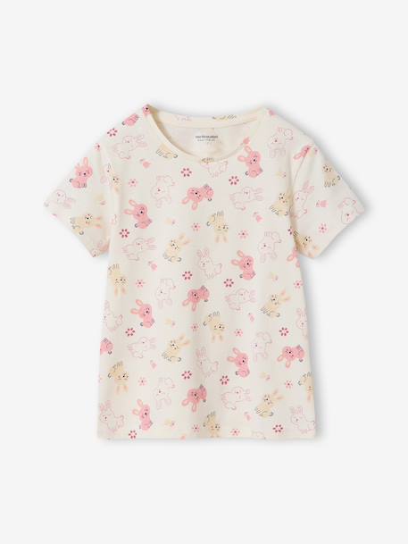 Lot 2 pyjamas lapin court et long gris chiné 4 - vertbaudet enfant 