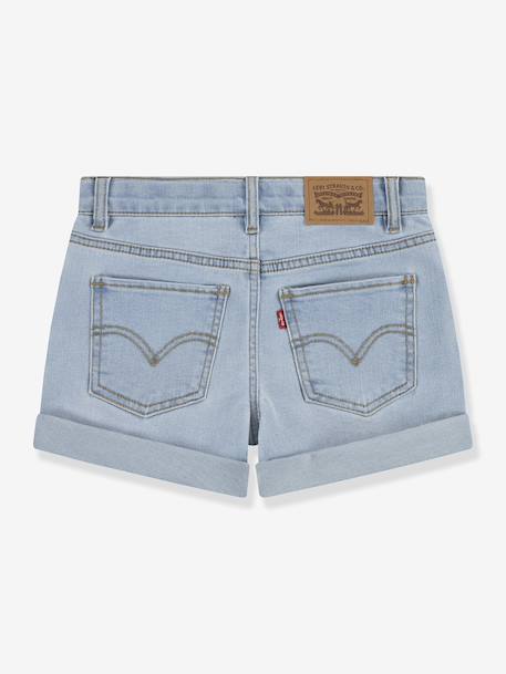 Short en jean Girlfriend shorts LEVI'S bleu+denim bleached 8 - vertbaudet enfant 