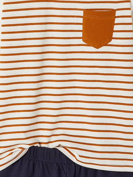 Lot 3 pyjamas vélo long et court caramel 8 - vertbaudet enfant 