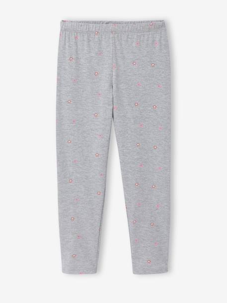 Lot 2 pyjamas lapin court et long gris chiné 7 - vertbaudet enfant 