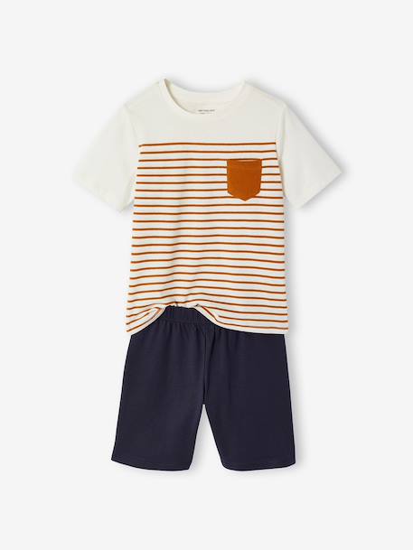 Lot 3 pyjamas vélo long et court caramel 3 - vertbaudet enfant 